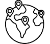 Earth with Pin Map